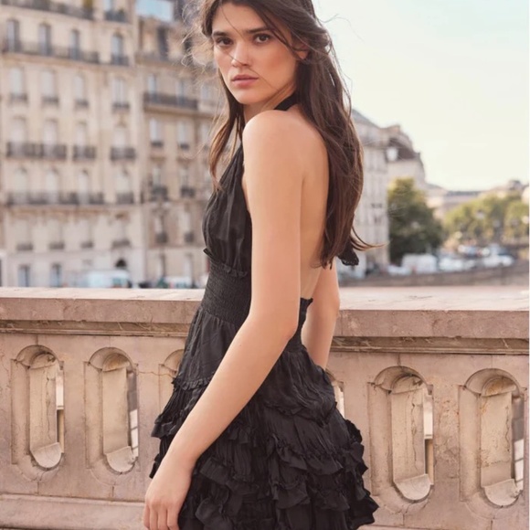 NWT LoveShackFancy Quintelle Dress | Black | Size S | $595 Retail - Picture 6 of 11